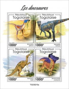 2024 04 - TOGO - DINOSAURS             4V  complet set    MNH **