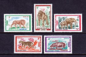 Congo, P.R. - Scott #268//272 - MNH - Short set - SCV $3.75