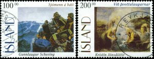 Iceland  Scott #816 - #817 Complete Set of 2 Used