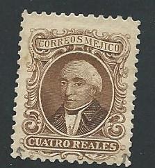 Mexico Scott #16a 4r Hidalgo used (1864)