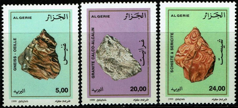 Algeria #1154-56  MNH - Rocks (1999)