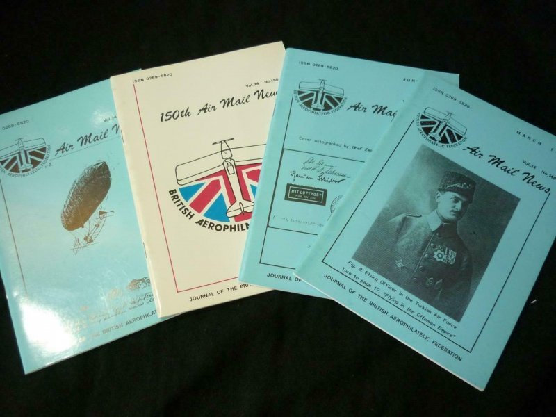 FOUR ISSUES OF AIR MAIL NEWS No's 148-151 (1991)
