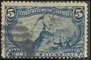 # 288 Dull Blue Used John Charles Fremont On The Rocky Mountains SCV-25.00