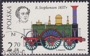 Poland 2147 The R. Stephenson, 1837 2.70zł 1976