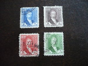 Stamps - Iraq - Scott# 44-46,48 - Used Part Set of 4 Stamps
