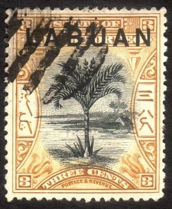 1897, Labuan 3c, Used, Sc 75