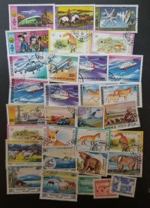 MONGOLIA Asia Used Stamp Lot Collection CTO T6441