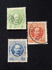 Danish West Indies 43-44, 47, Ct. value -- $6.30