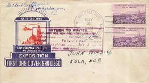 773 3c CALIFORNIA - PACIFIC EXPO - Unk #6 - Auxiliary markings