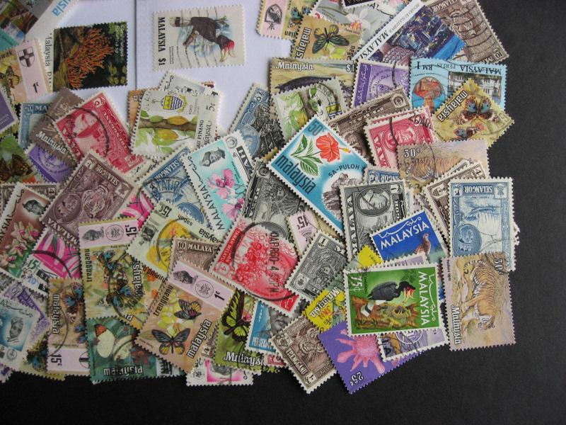 Hoard breakup mixture 150 MALAYA/MALAYSIA Duplicates & mixed condition