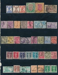 D389890 India Nice selection of VFU Used stamps