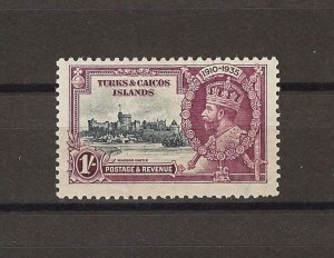 TURKS & CAICOS ISLANDS 1935 SG 190k MINT Cat £100