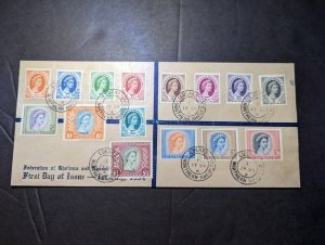 1954 British Rhodesia and Nyasaland First Day Cover FDC Lusaka Souvenir