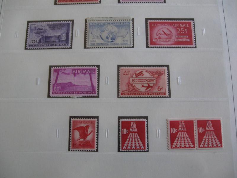 USA Nearly Complete Airmail Collection WITH ZEPPS - Mint & Hinged