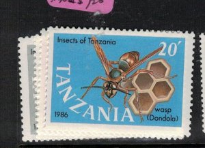 Tanzania Butterfly SG 364-7 MNH (9epw)