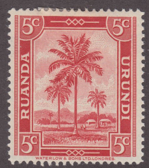 Ruanda-Urundi 68 Palm Trees 1942