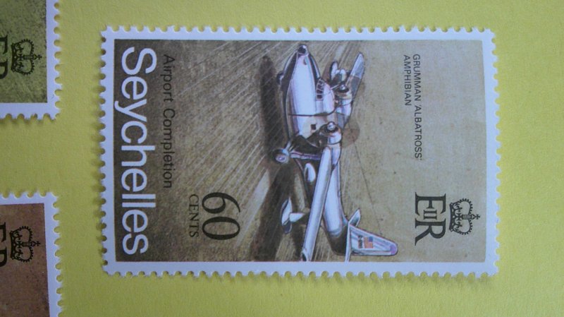Seychelles 1971 Aircraft Issue Scott# 285-290 Complete Mint XF NH set of 6