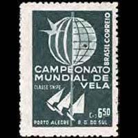 BRAZIL 1959 - Scott# 898 Sailboats Set of 1 NH