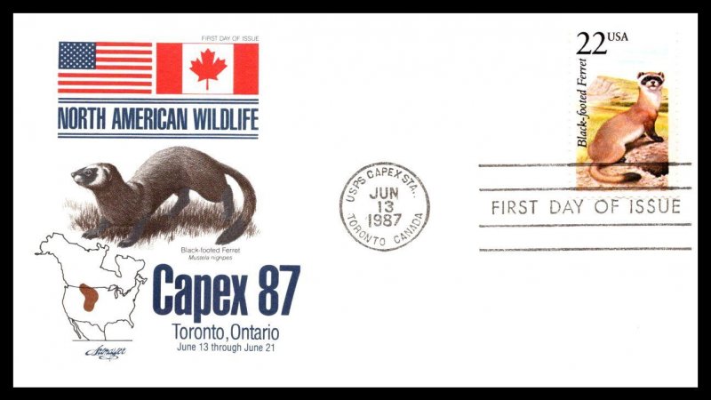 #2286-2335 American Wildlife SET - ARTMASTER CACHETS SET of 50 Covers