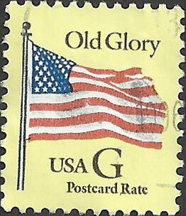 # 2879 USED G STAMP OLD GLORY