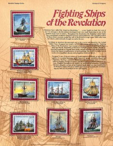 Postal Commemorative Society Stamp Panel MNH, Paraguay, Revolution Ships