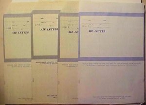 ISRAEL AIR LETTER  FOR RUNNER ALSO MISCUT DIE,BROKEN LETTER,COVER VARIETY