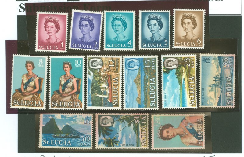 St. Lucia #182-195  Single (Complete Set)