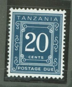 Tanzania #J3b Mint (NH) Single