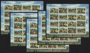 Guinea-Bissau WWF Defassa Waterbuck 5 Sheetlets of 4 sets A 2008 MNH