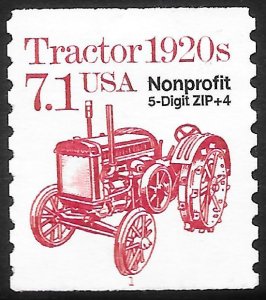 US 2127b Used - PNC - Plate 1 - Transportation Series - Tractor 1920s