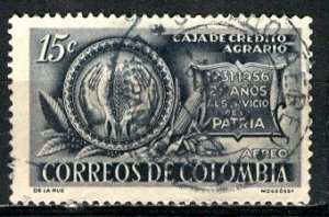 Colombia; 1957: Sc. # C295: Used Single Stamp