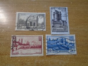 France  #  342/344-46   used