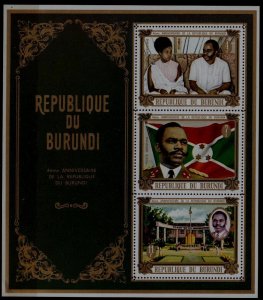 Burundi 349A MNH s/s President SCV1.25