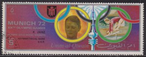 UAE Umm Al Qiwain Unlisted Munich Olympians 1972