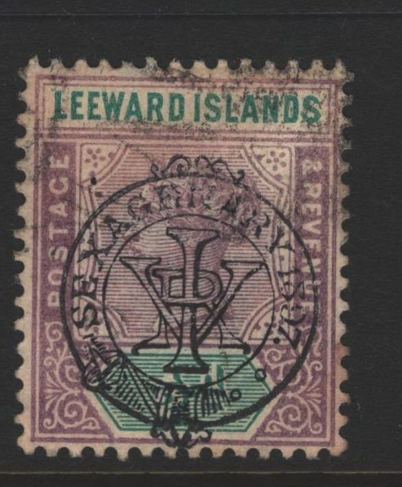 Leeward Islands Sc#9 Used