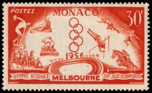 ✔️ MONACO 1956 - OLYMPIC GAMES MELBOURNE -  SC.364 MI.537  ** MNH