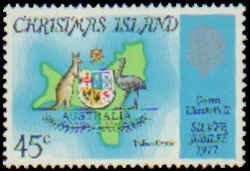 Christmas Island #85, Complete Set, 1977, Never Hinged