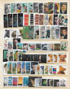 U.S. Collection 759 Diff. Commemoratives & Definitive Used 1992-2007 CV $225.00+