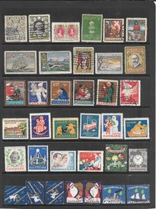 DENMARK 1906-57 PAGE #479 of CHRISTMAS SEAL COLLECTION LOT