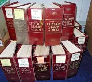 WW(A-Z), CHINA, PRC, 80K+ Stamps hinged/mounted in a 22 Volume Harris Citation