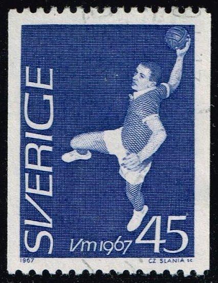 Sweden #714 Handball Player; Used