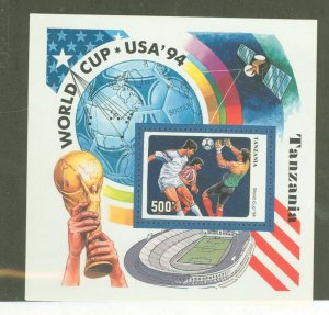 Tanzania #1174H Mint (NH) Souvenir Sheet (Soccer)