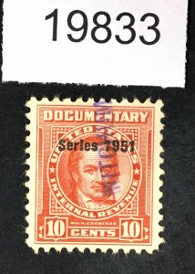 US STAMPS # R567 USED $ LOT #19833