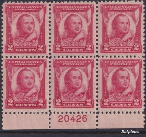 BOBPLATES US #690 Pulaski Bottom Plate Block 20426 F-VF NH SCV= $15