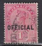 Jamaica - 1890 QV official stamp 1p  Sc# O3 (6835)