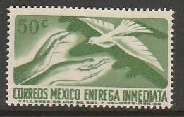 MEXICO E18, 50¢ 1950 Definitive 2nd Printing wmk 300. MINT, NH. F-VF.