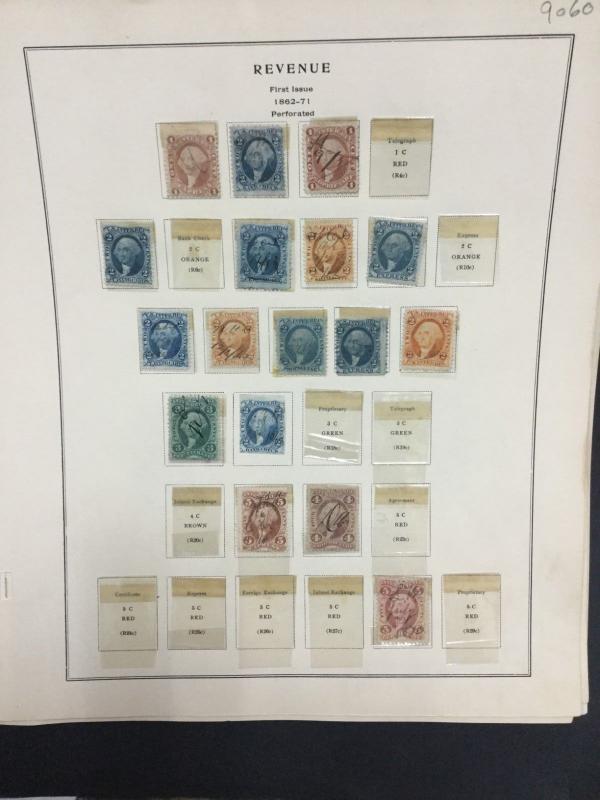 MOMEN: US # REVENUES COLLECTION ON (8) ALBUM PAGES $ #9060
