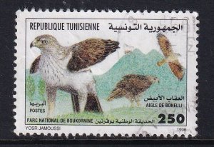 Tunisia   #1177  used  1998  eagles  250m