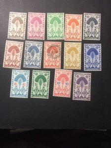 Malagasy Republic sc 241-254 MH+u comp set