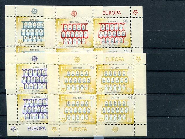 Fiji  2006 Europa blocks 4   Mint VF NH